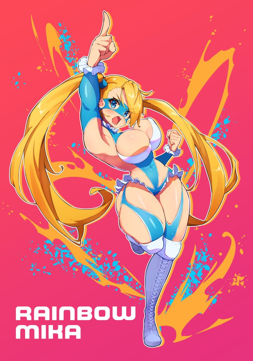 Rainbow Mika (Street Fighter) Rule 34 Image