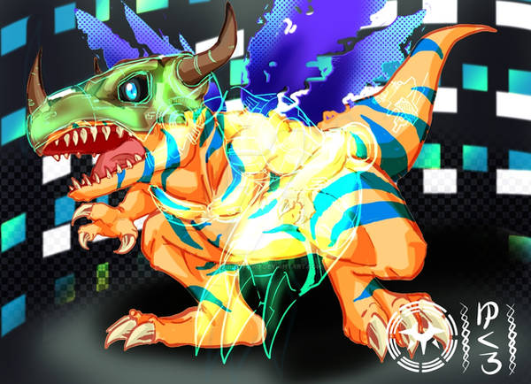 Greymon (Digimon) Rule 34 Image