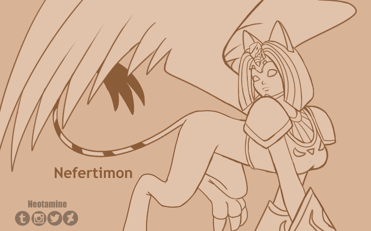 Nefertimon (Digimon) Rule 34 Image