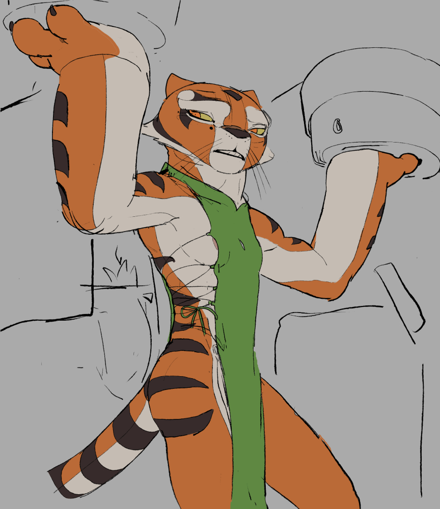 Master Tigress (Dreamworks) Rule 34 Image