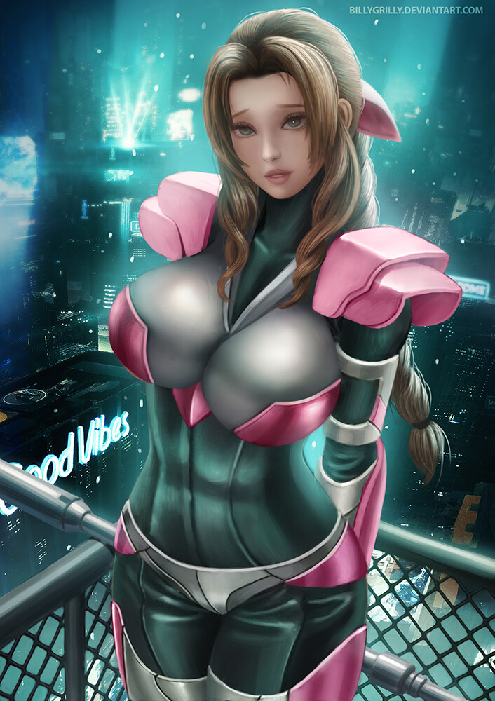 Aerith Gainsborough (Final Fantasy) Rule 34 Image