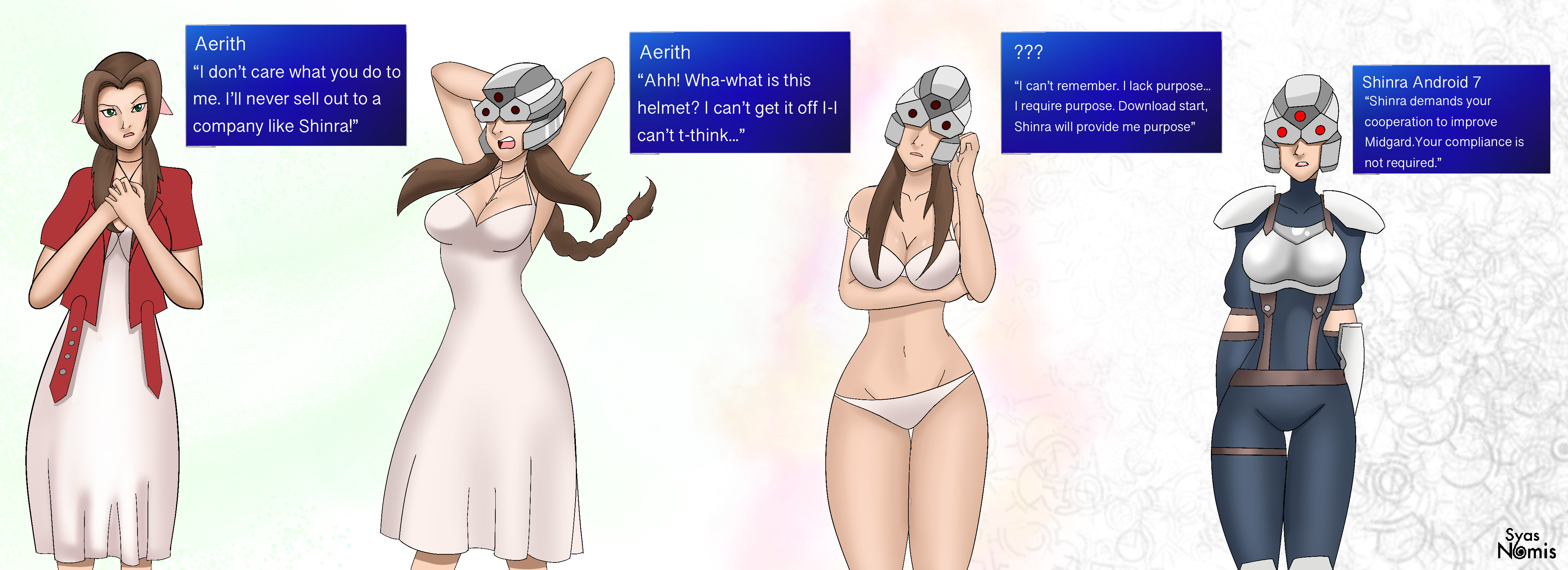Aerith Gainsborough (Final Fantasy) Rule 34 Image