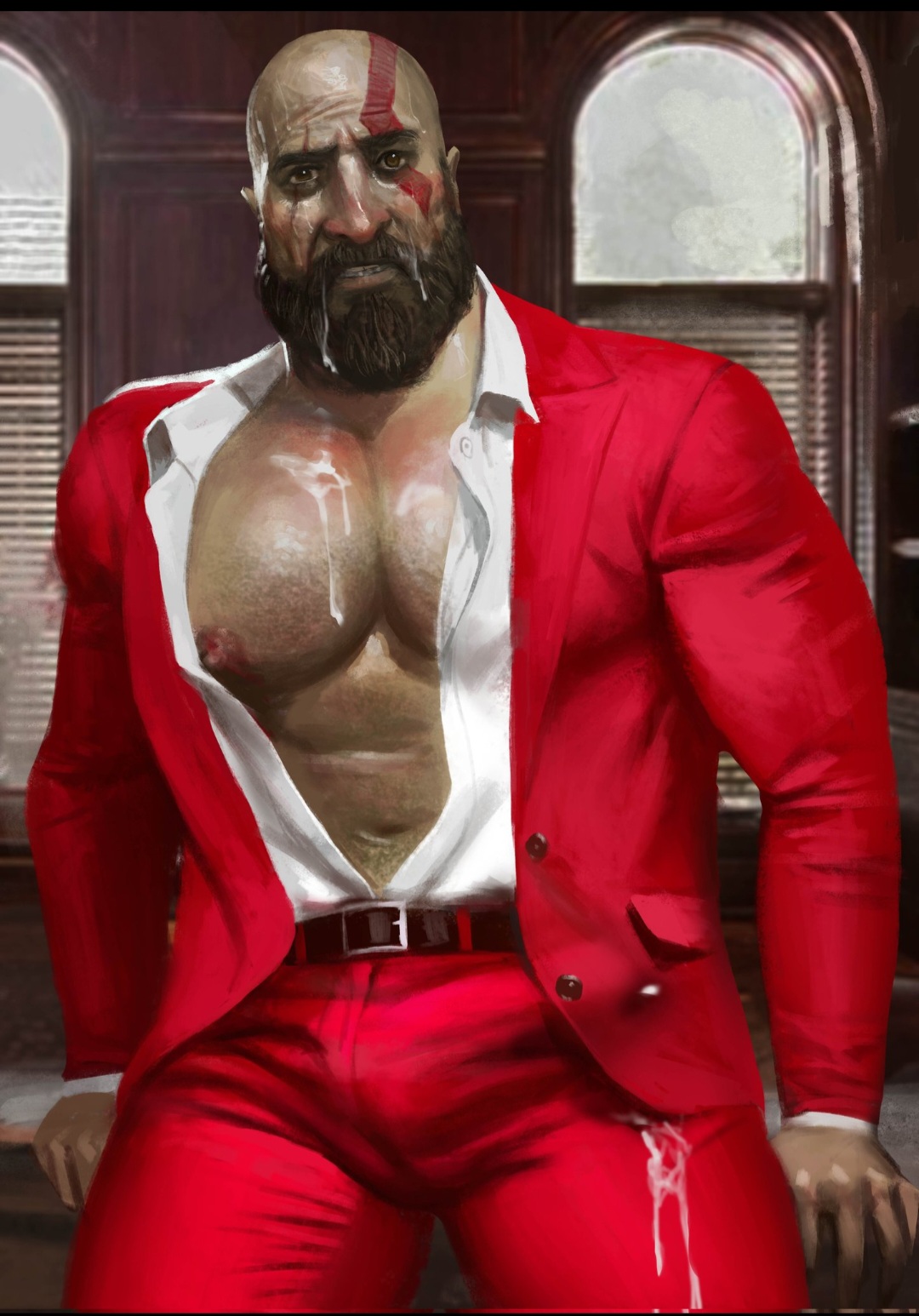 Kratos (God Of War) Rule 34 Image