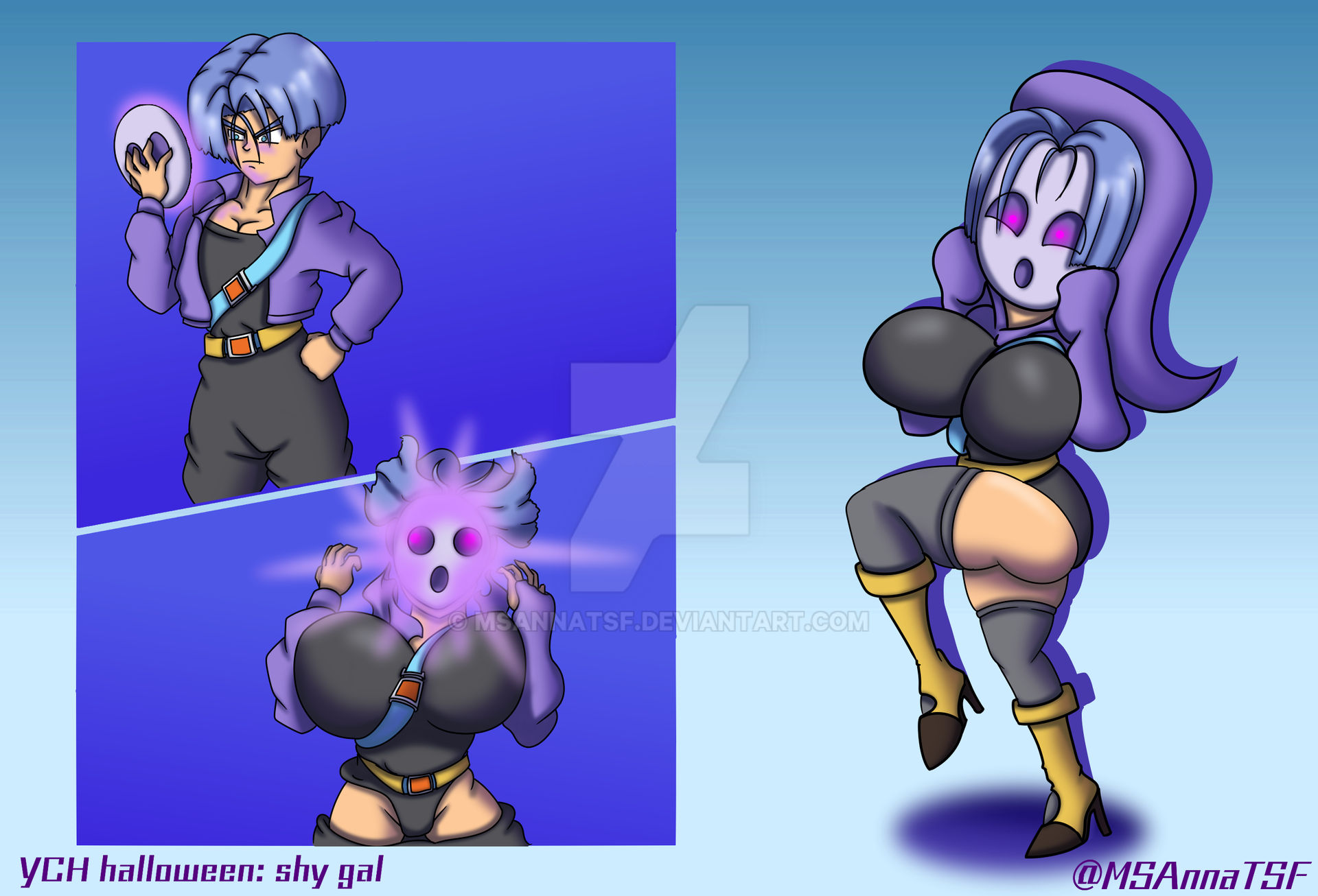 Shy Gal (Dragon Ball) Rule 34 Image