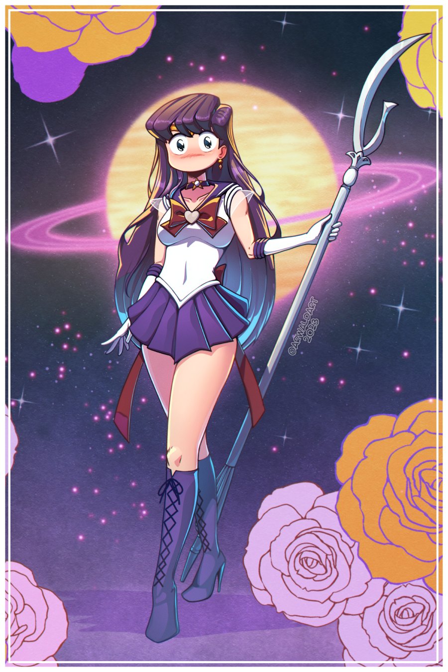 Komi Shouko (Bishoujo Senshi Sailor Moon) Rule 34 Image