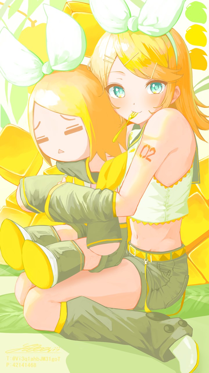 Kagamine Rin (Vocaloid) Rule 34 Image