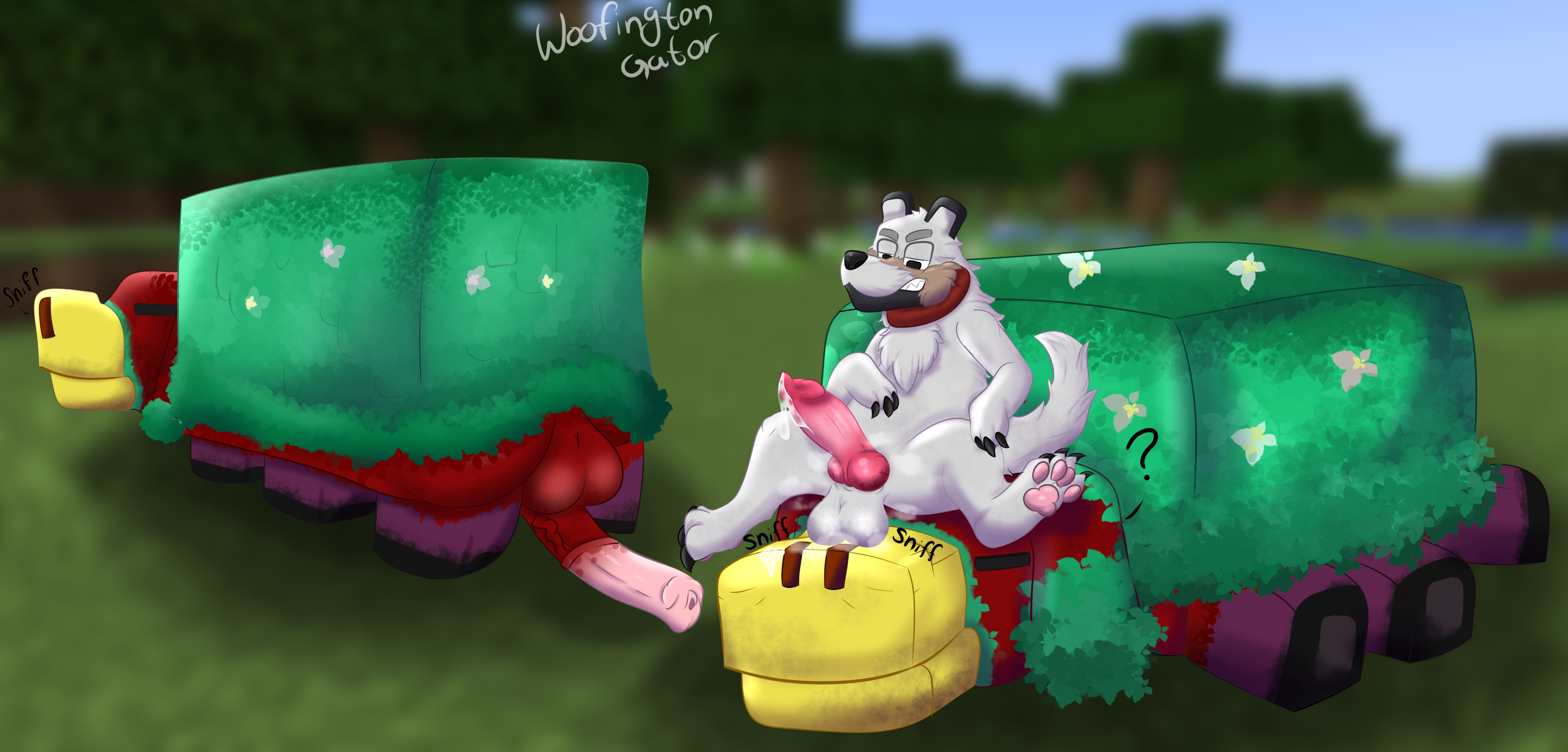 Pale Wolf (Minecraft) Rule 34 Image