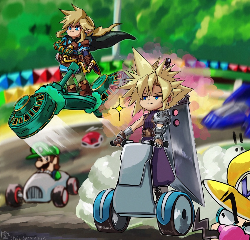 Cloud Strife (F-Zero) Rule 34 Image