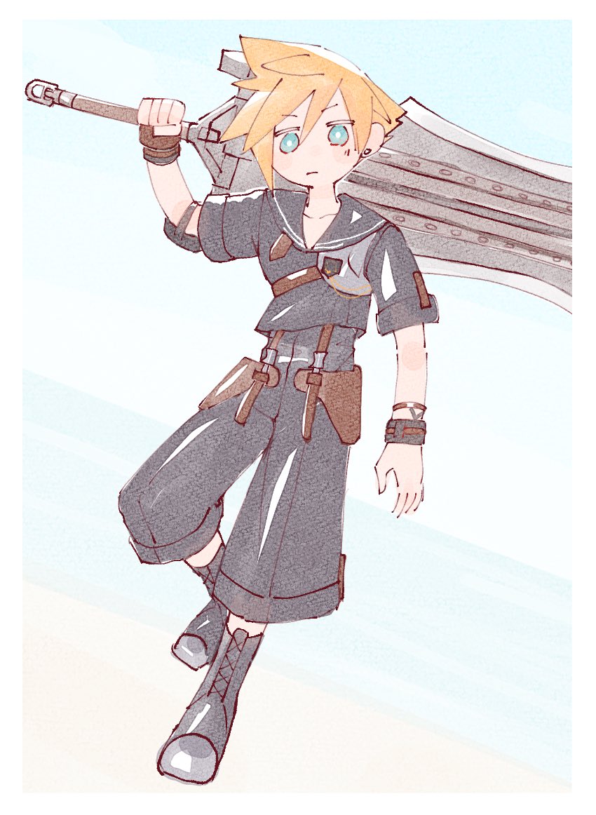 Cloud Strife (Final Fantasy) Rule 34 Image