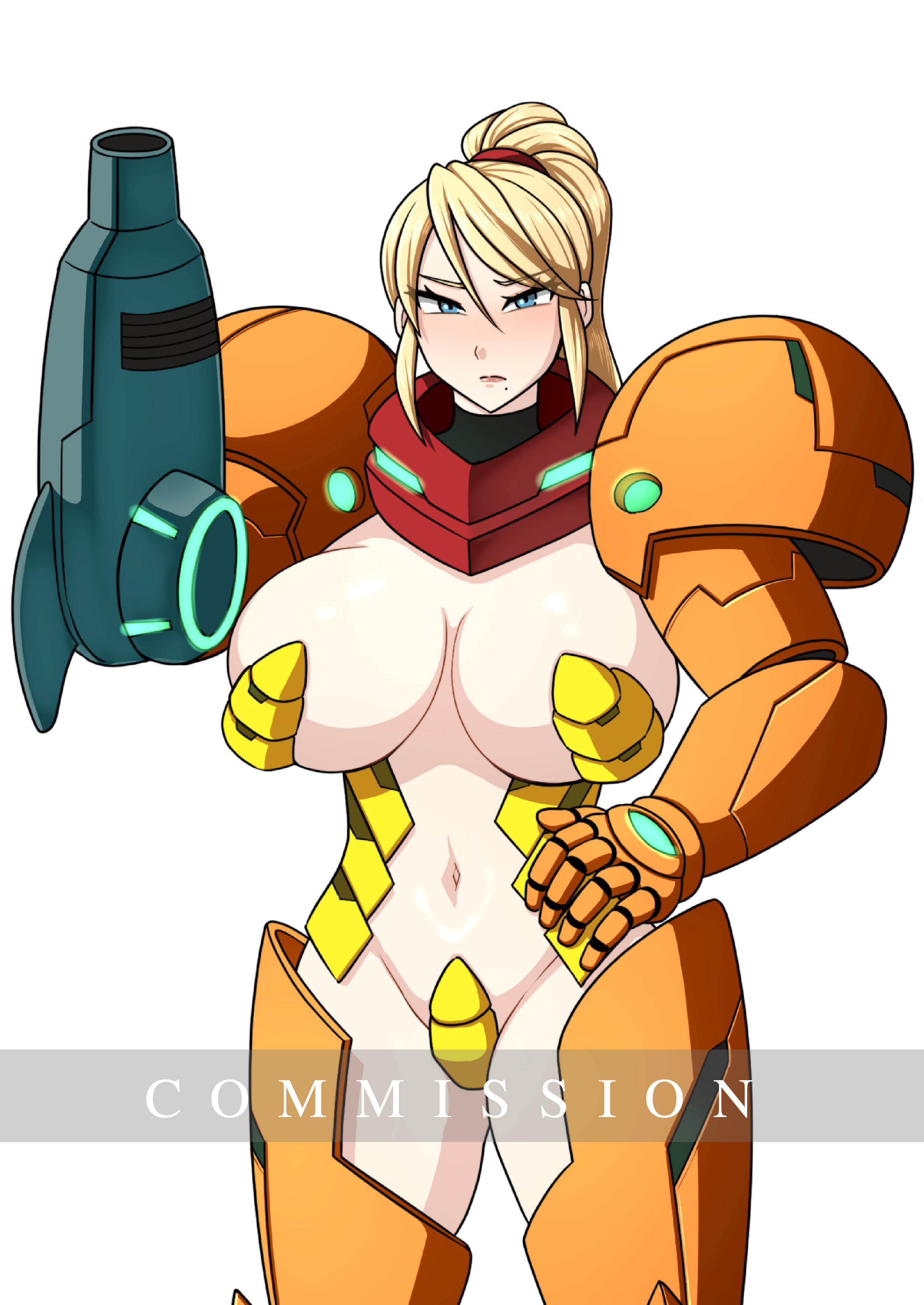 Armored Samus (Metroid) Rule 34 Image