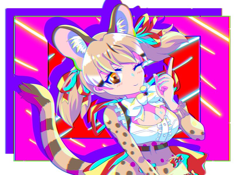 Large-Spotted Genet (Kemono Friends) Rule 34 Image