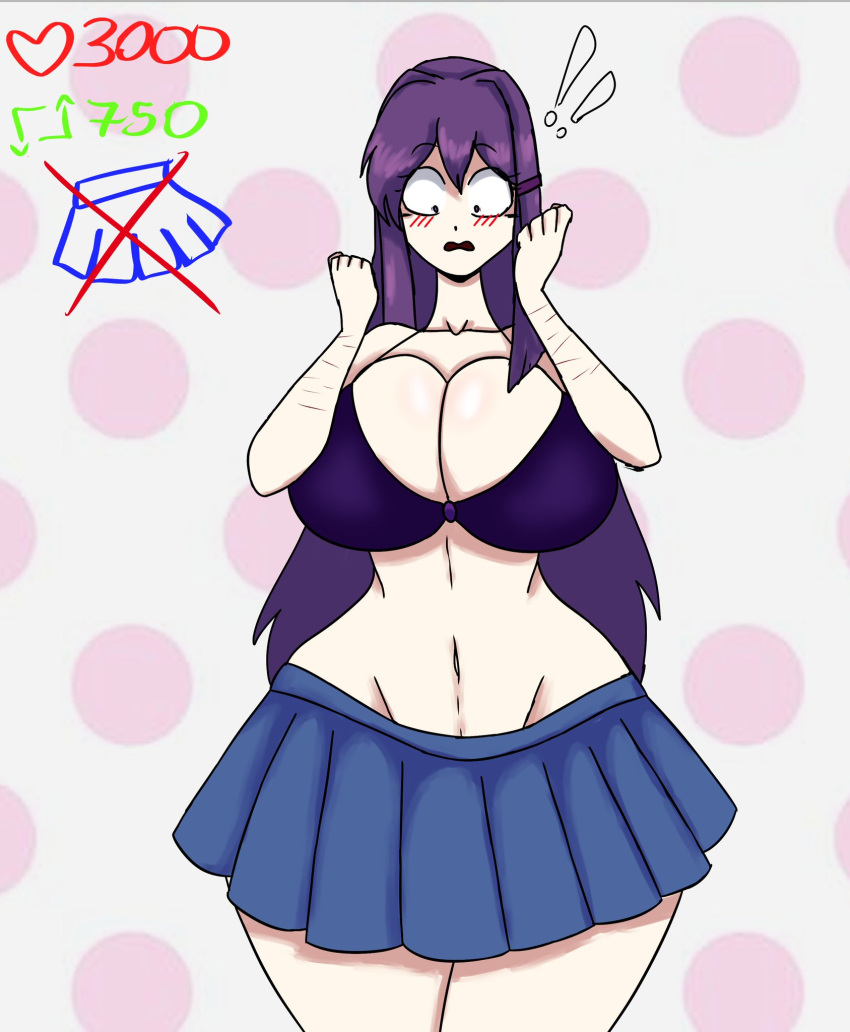 Yuri (Doki Doki Literature Club) Rule 34 Image