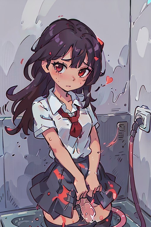 Hiked Skirt Rule 34 Image