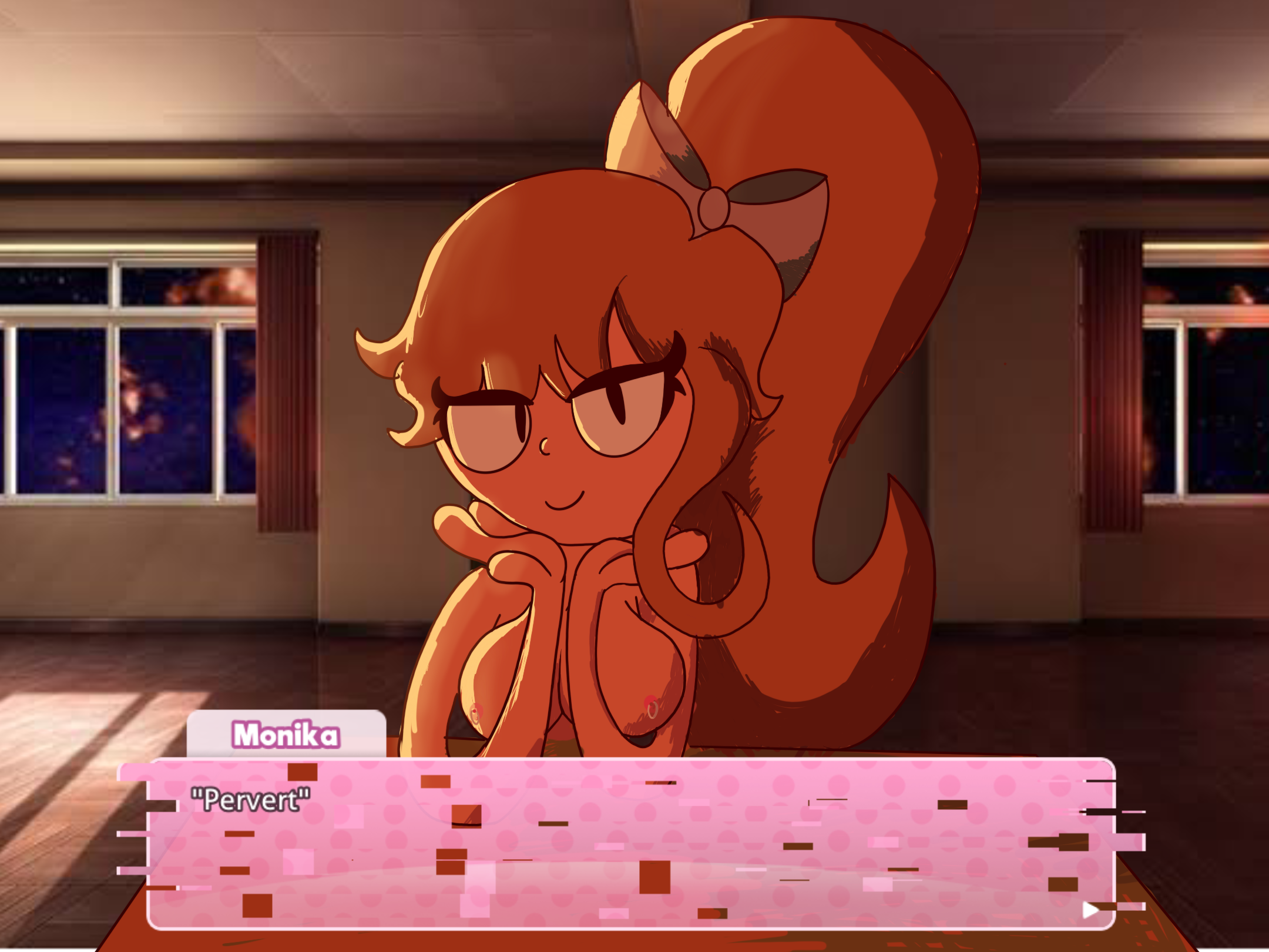 Monika (Doki Doki Literature Club) Rule 34 Image