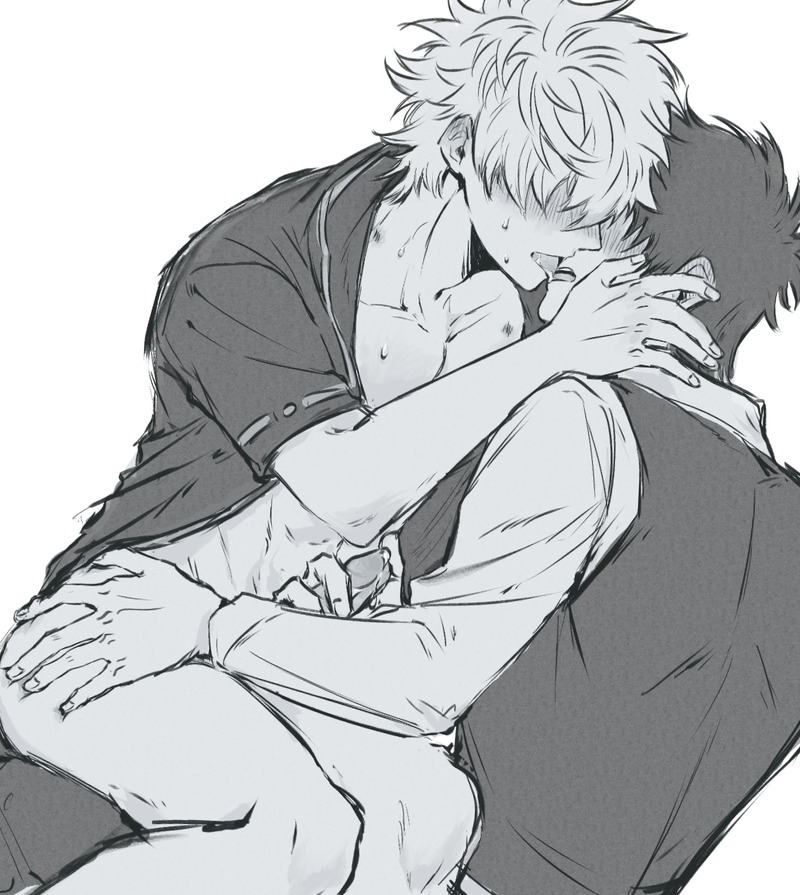 Gintoki Sakata (Gintama) Rule 34 Image