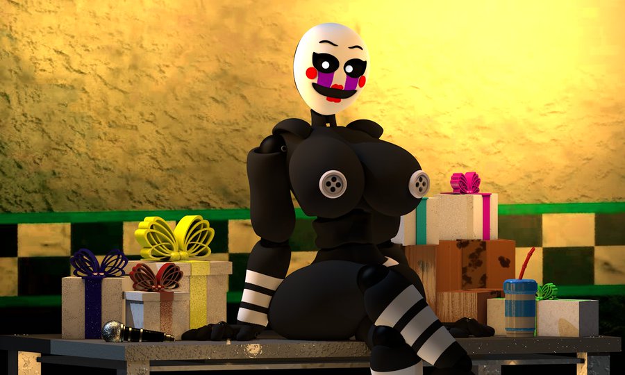 Classic Fnaf 2 Marionette (Five Nights At Freddy'S) Rule 34 Image