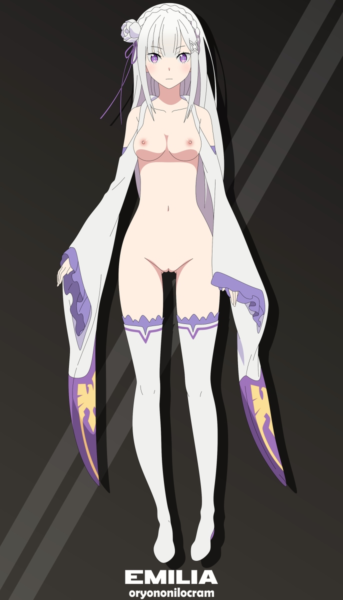 Emilia (Re:Zero) Rule 34 Image