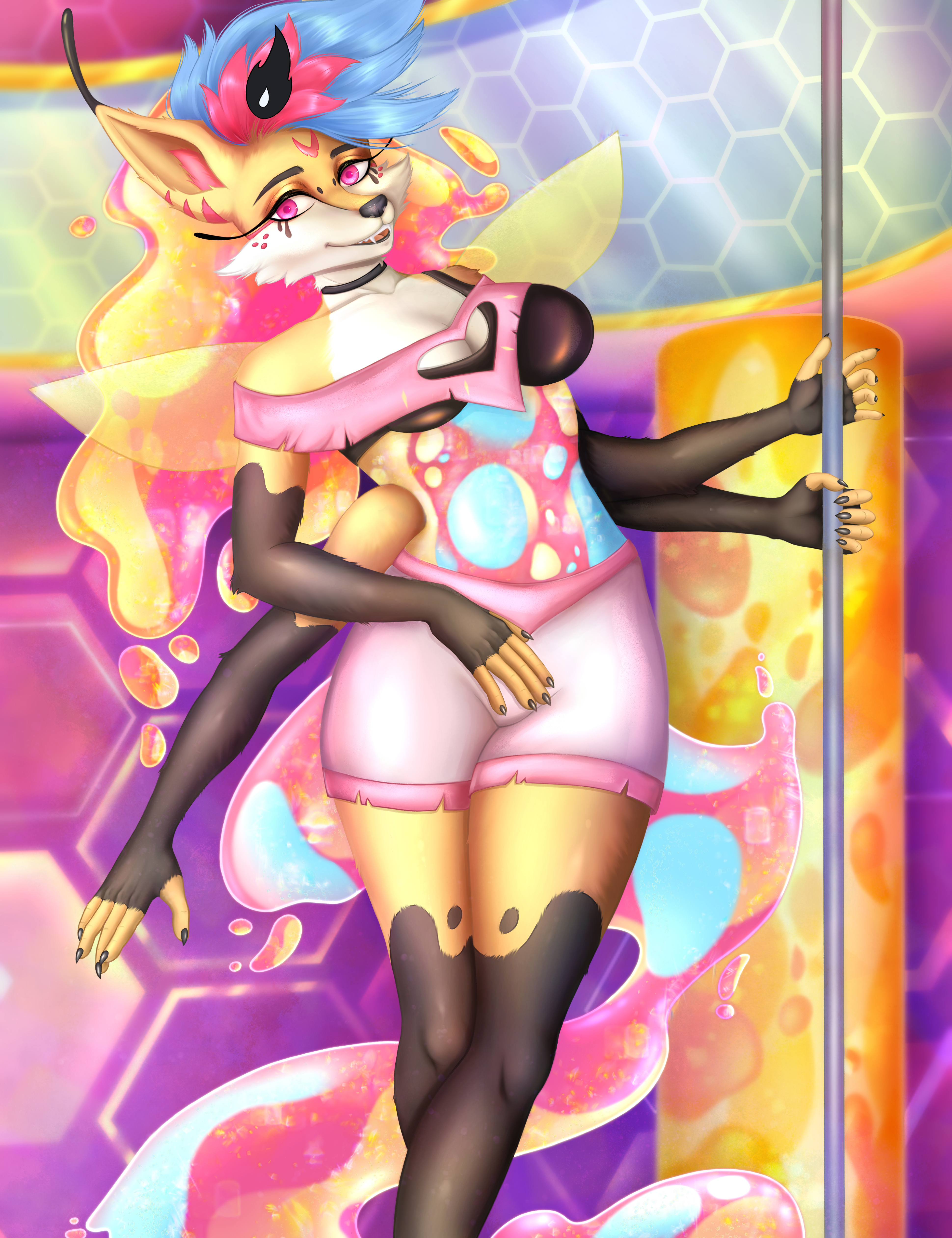 Queen Bee-Lzebub (Helluva Boss) Rule 34 Image