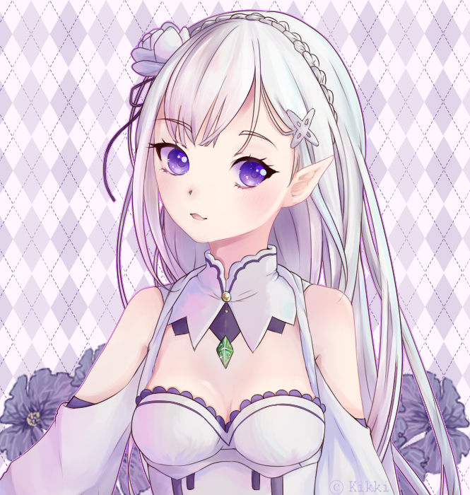 Emilia (Re:Zero) Rule 34 Image