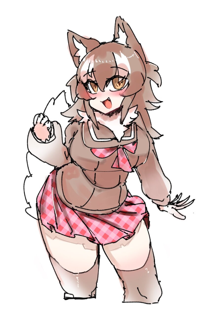 Japanese Wolf (Kemono Friends) Rule 34 Image
