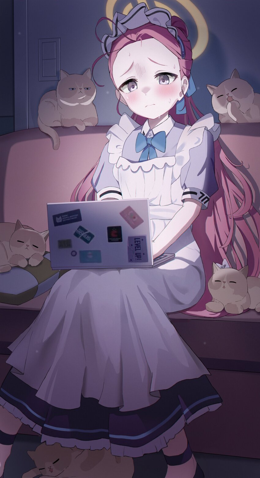 Yuzu (Maid) (Blue Archive) Rule 34 Image
