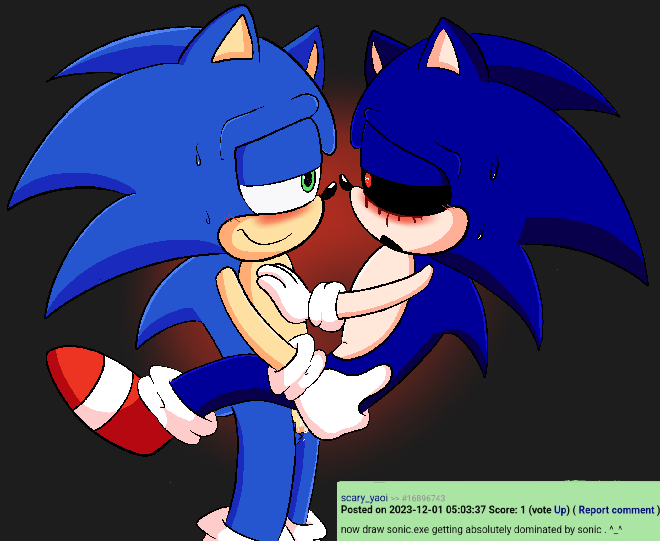 Sonic.Exe (Sonic.Exe (Series)) Rule 34 Image