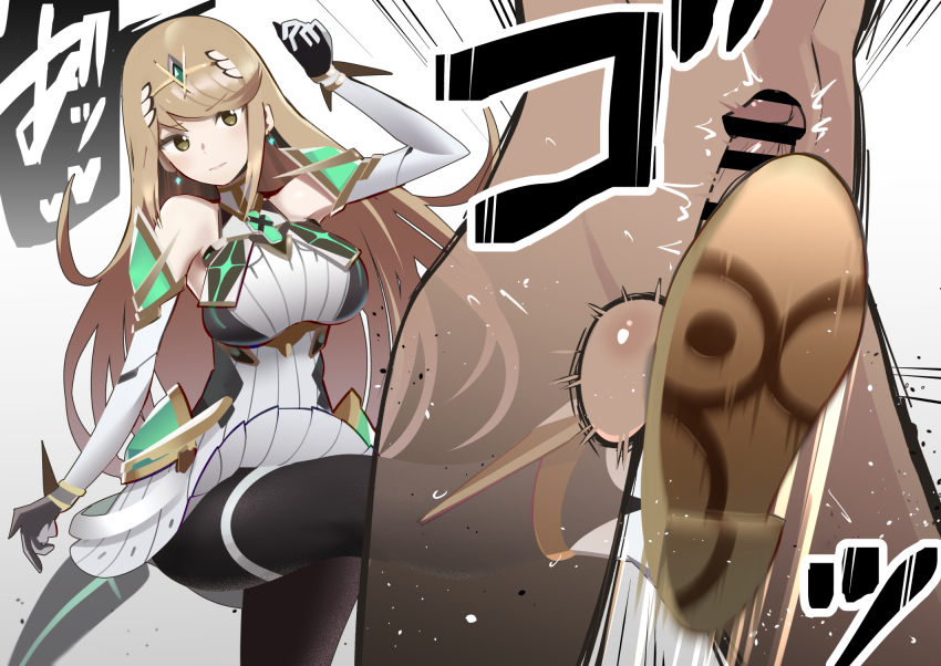 Mythra (Massive Melee) (Xenoblade) Rule 34 Image