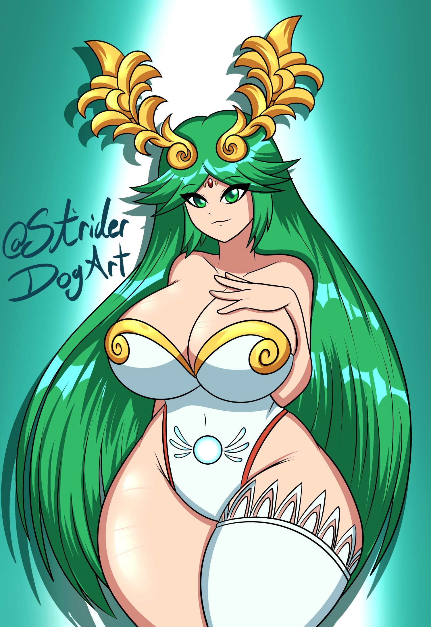 Palutena (Kid Icarus) Rule 34 Image