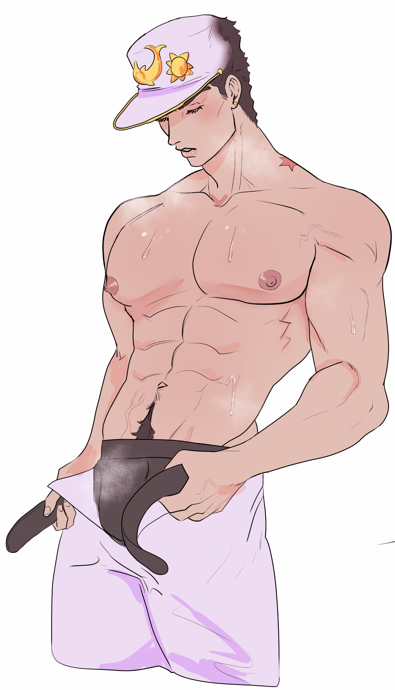 Jotaro Kujo (Diamond Is Unbreakable) Rule 34 Image