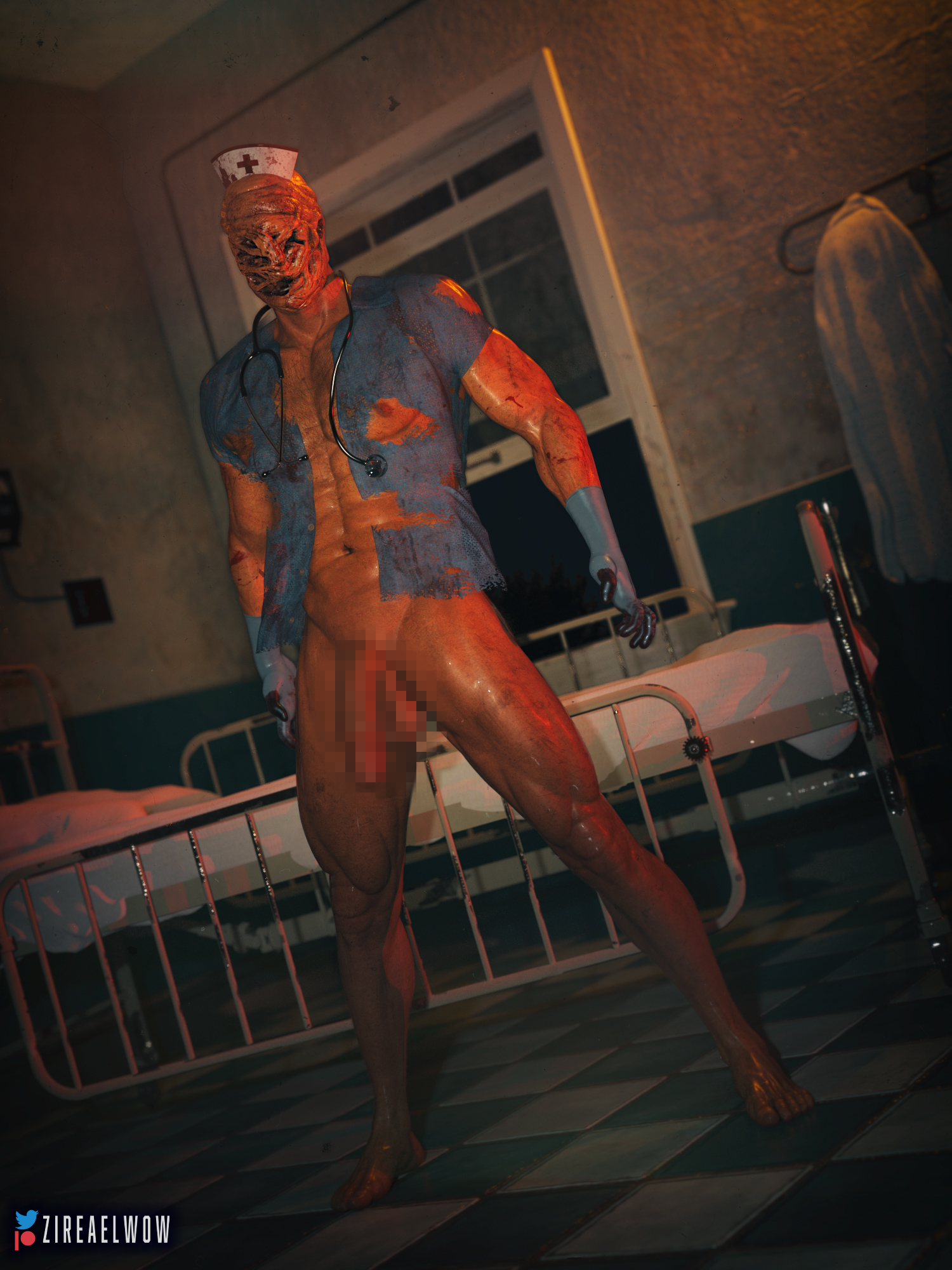 Bubble Head Nurse (Konami) Rule 34 Image
