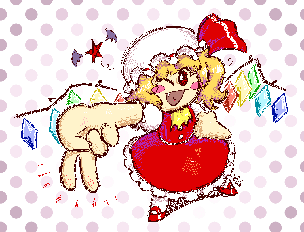 Flandre Scarlet (Touhou) Rule 34 Image