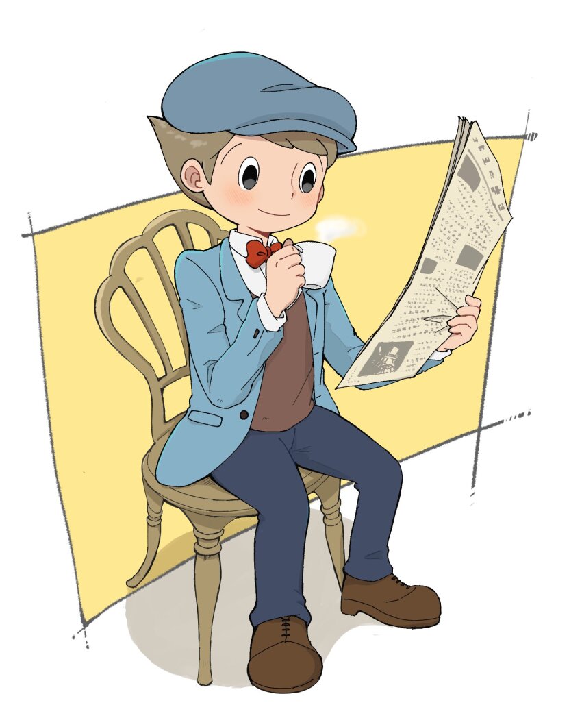 Luke Triton (Professor Layton) Rule 34 Image