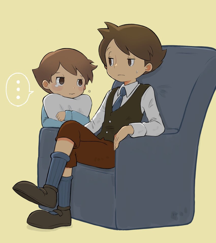 Luke Triton (Professor Layton) Rule 34 Image