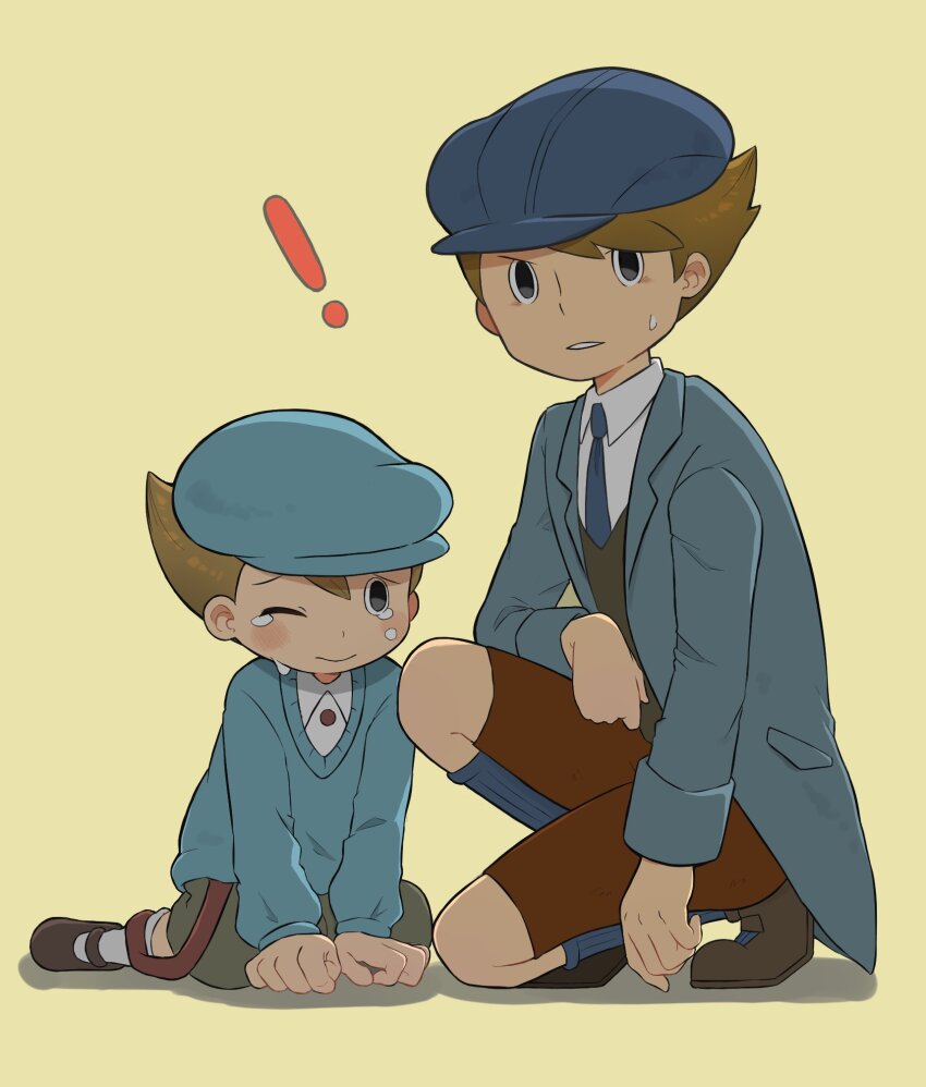 Luke Triton (Professor Layton) Rule 34 Image