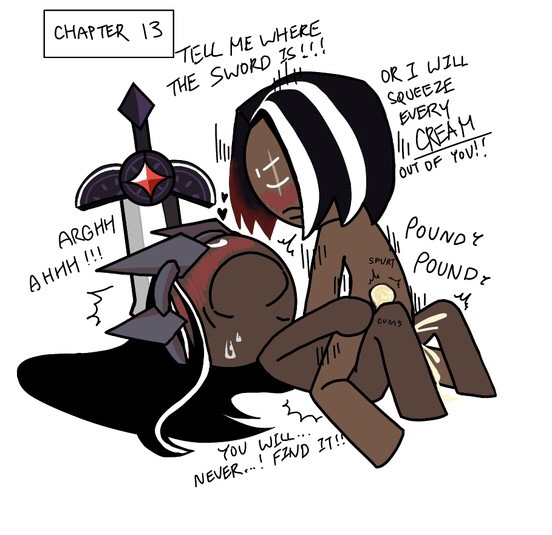 Dark Cacao Cookie (Cookie Run) Rule 34 Image