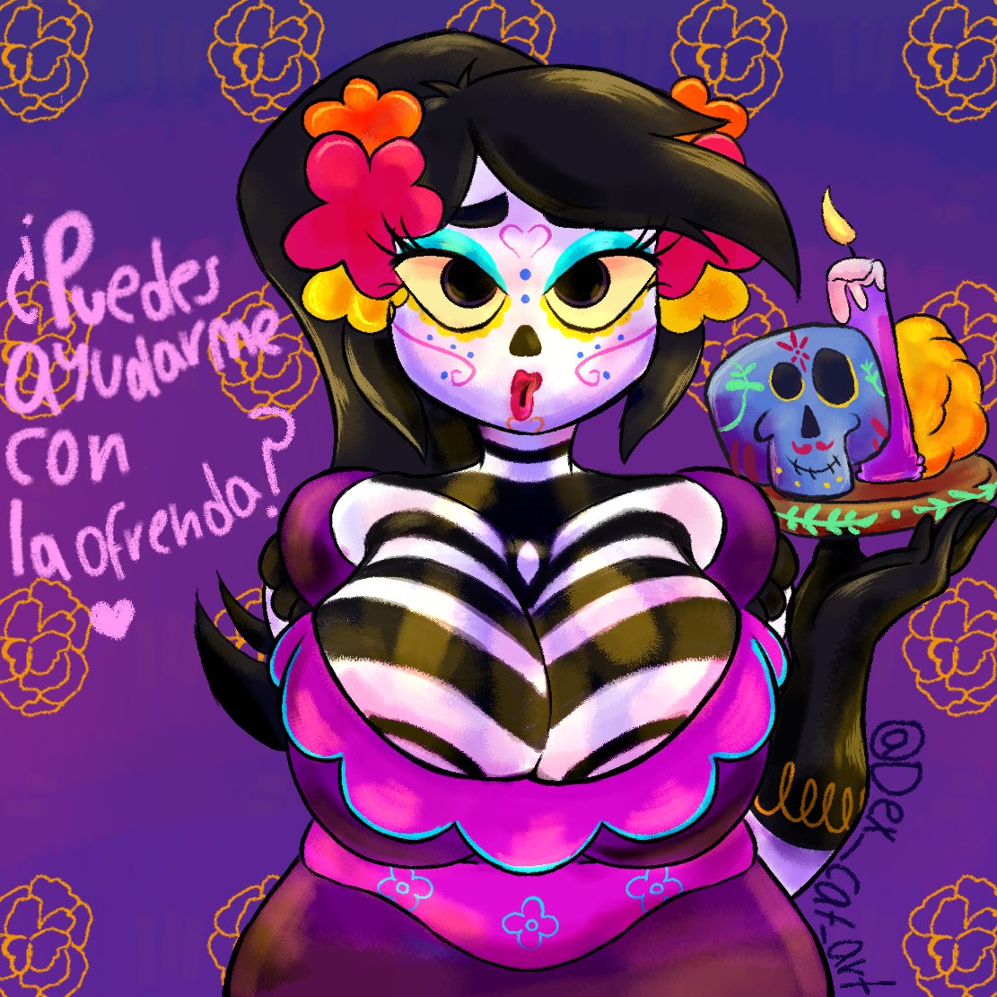 Catalina La Catrina (Dia De Los Muertos) Rule 34 Image