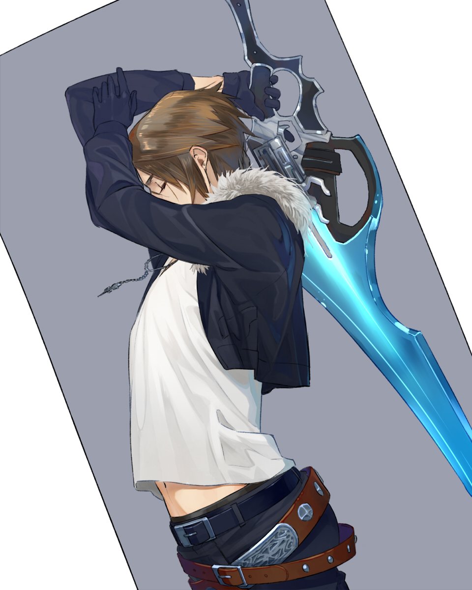 Squall Leonhart (Final Fantasy) Rule 34 Image