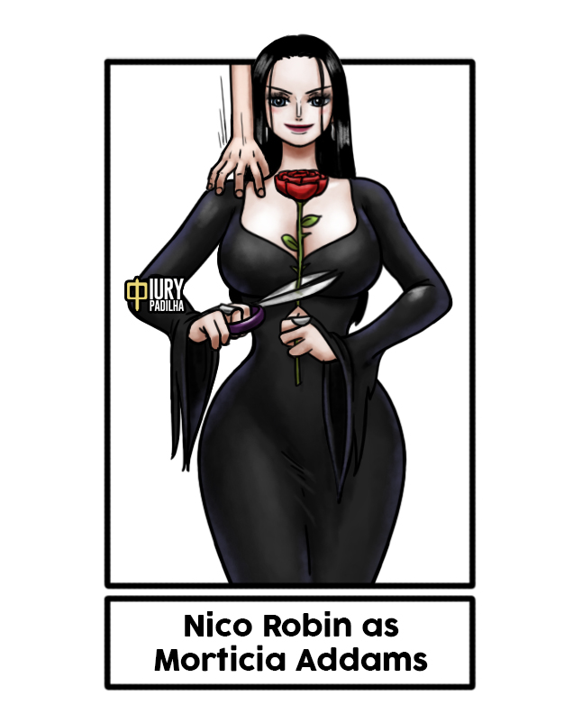 Morticia Addams (One Piece) Rule 34 Image