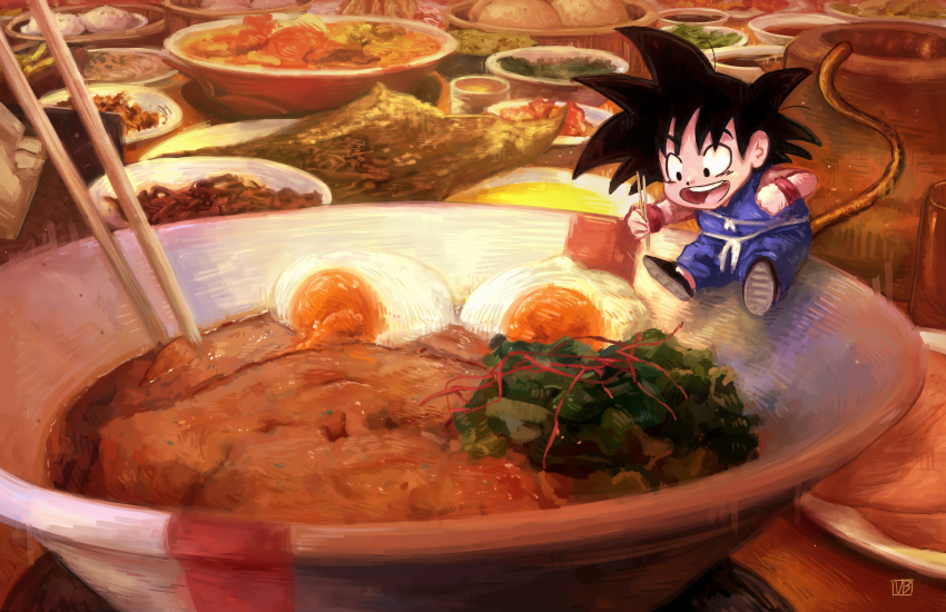 Son Goku (Dragon Ball) Rule 34 Image