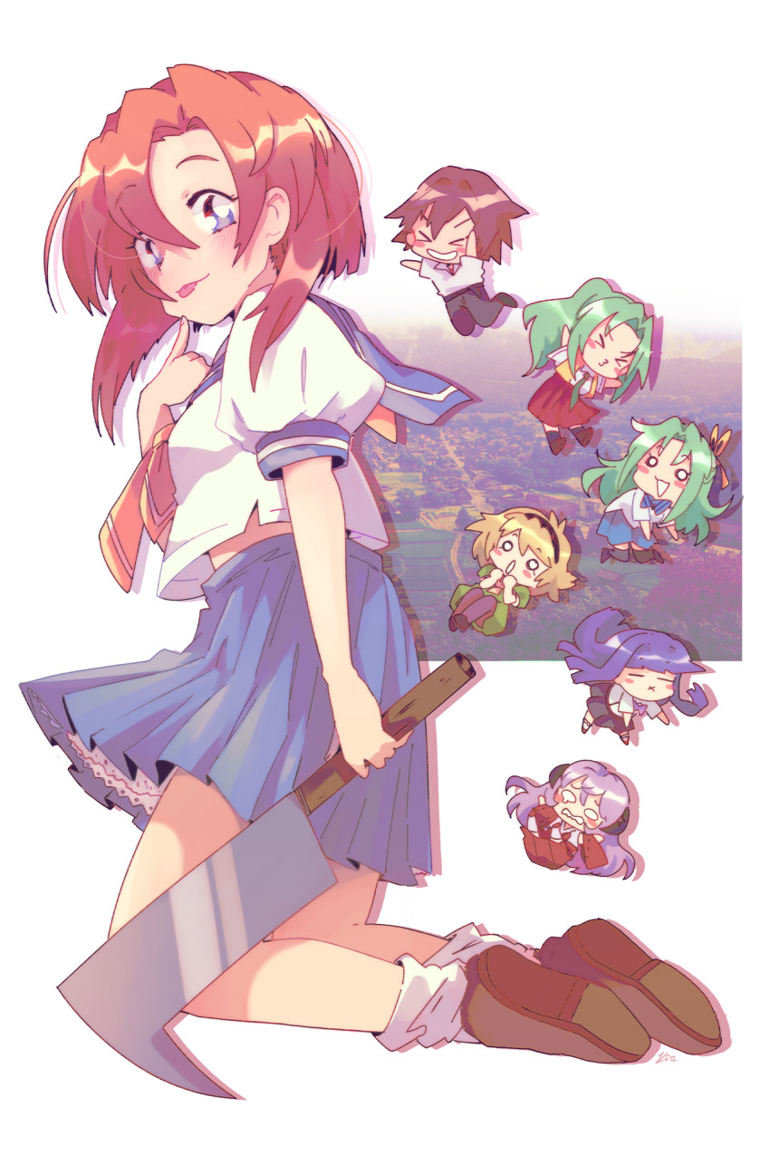 Furude Rika (Higurashi No Naku Koro Ni) Rule 34 Image