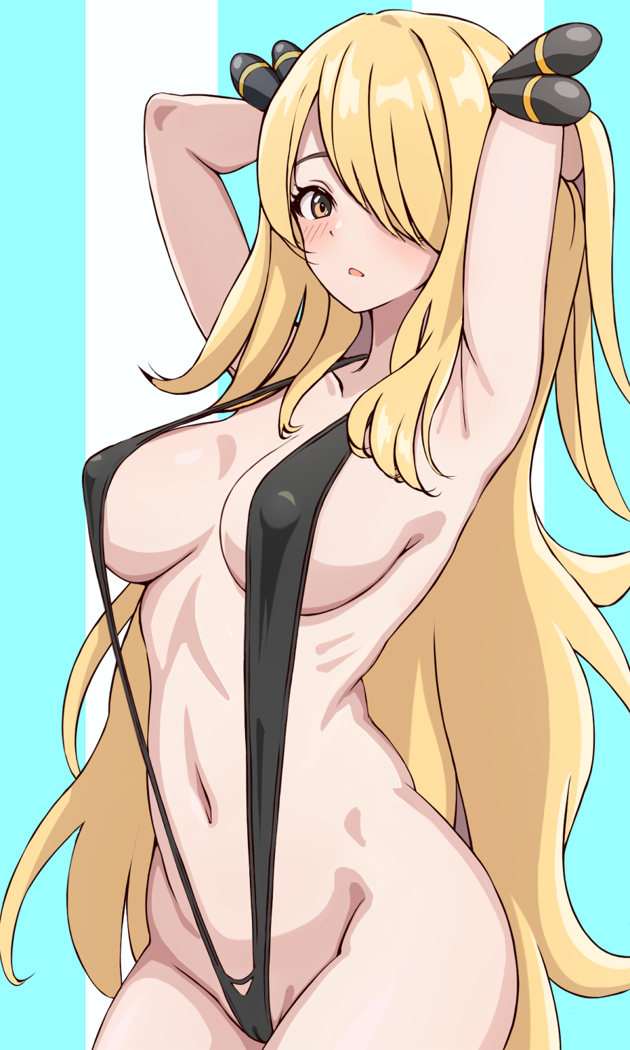 Cynthia (Pokemon) Rule 34 Image