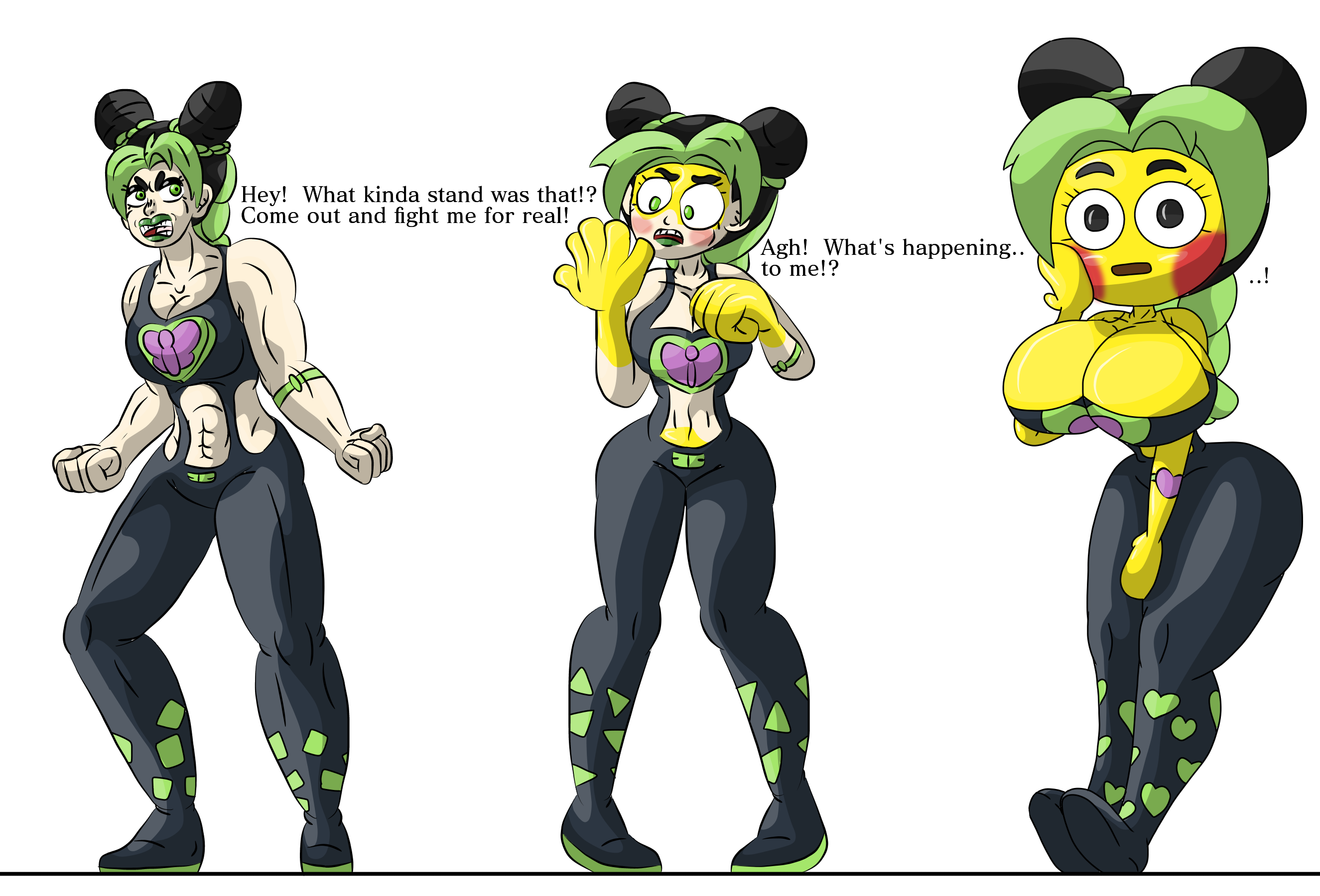 Jolyne Kujo (Jojo'S Bizarre Adventure) Rule 34 Image