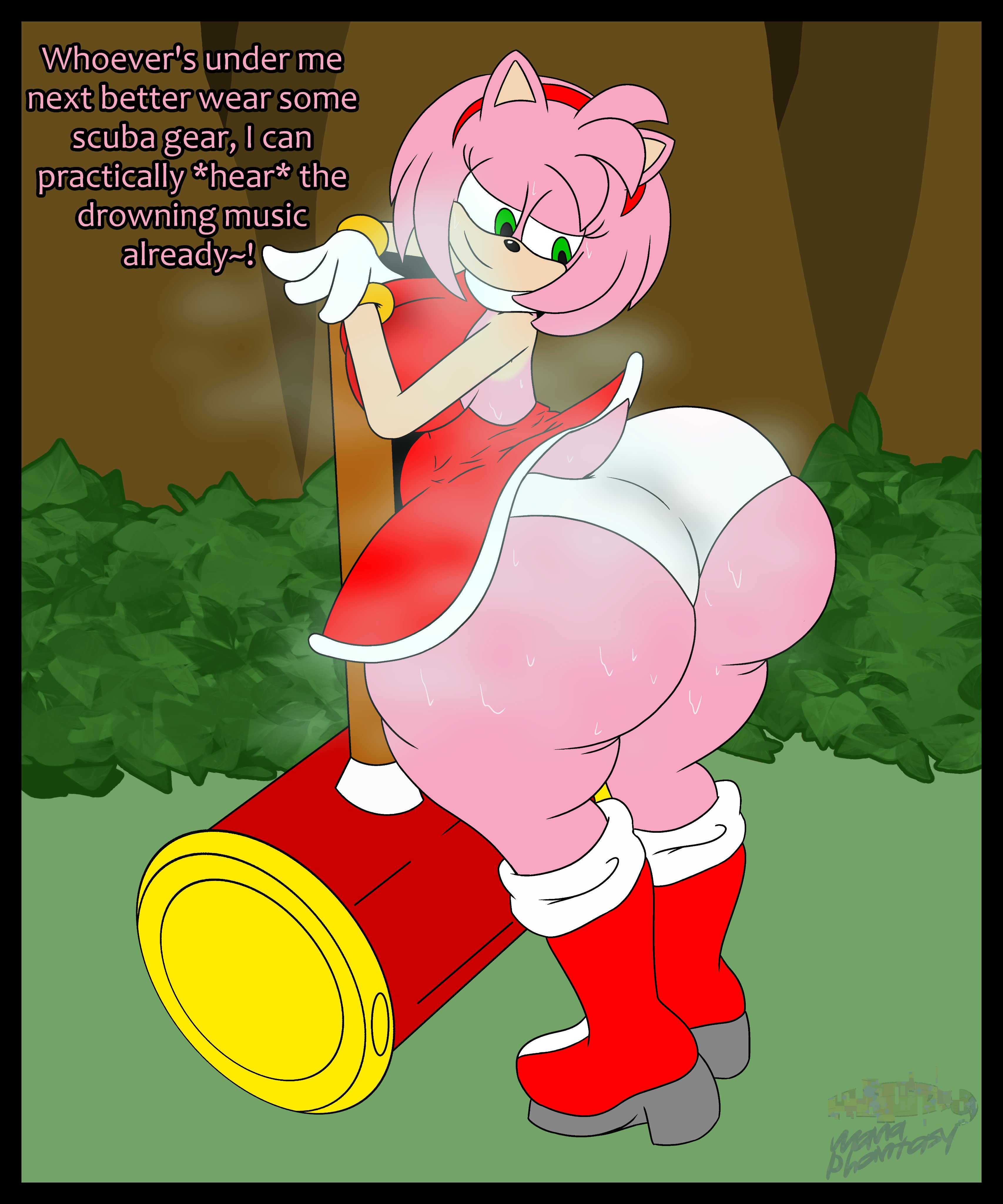 Amy Rose (Sega) Rule 34 Image