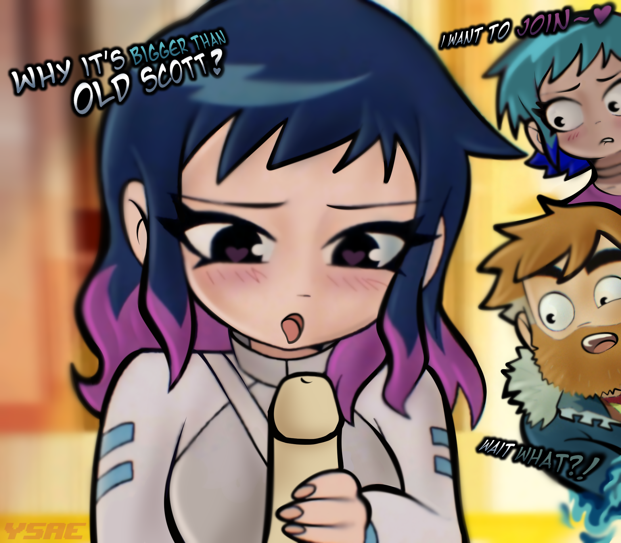 Future Ramona Flowers (Scott Pilgrim) Rule 34 Image
