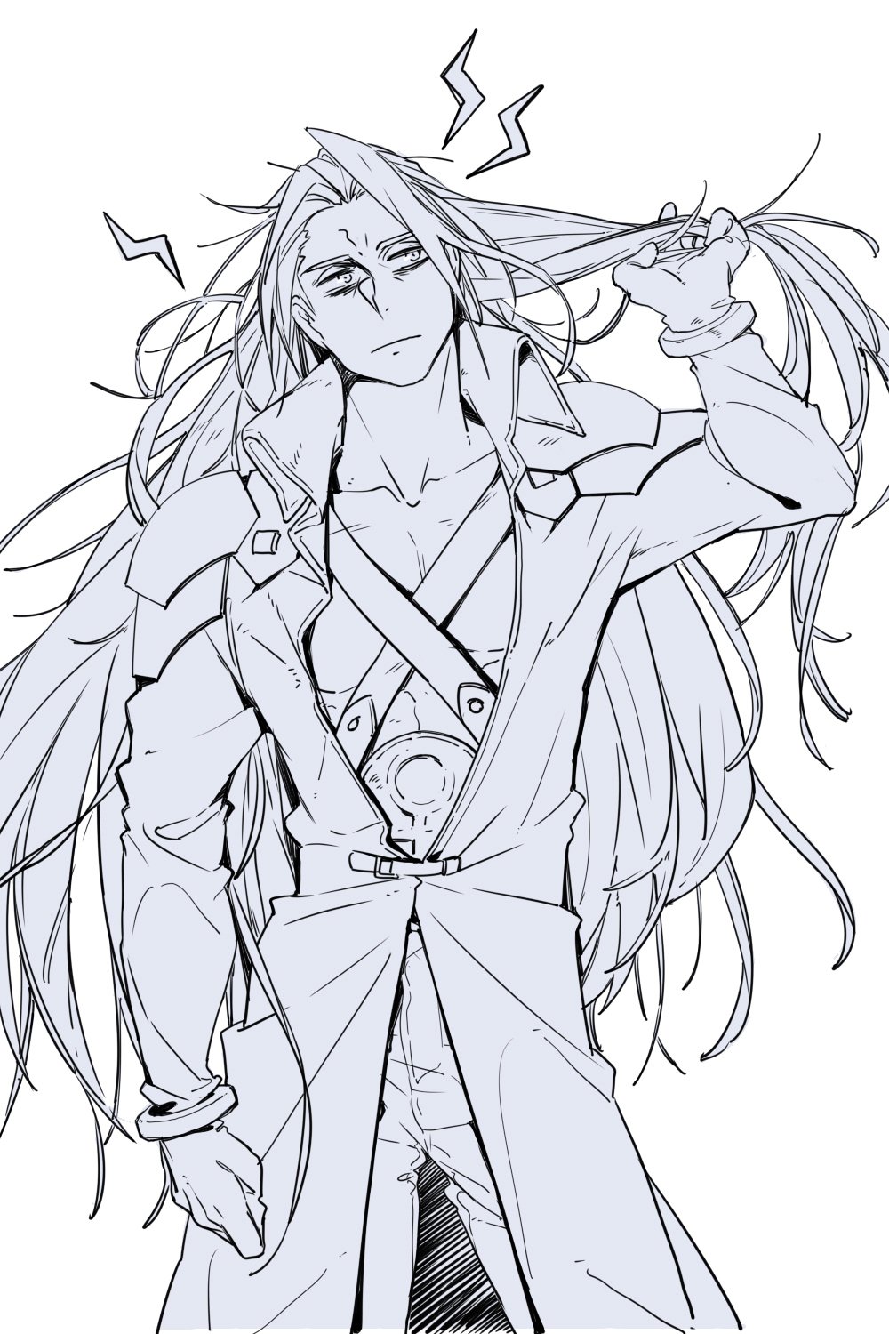 Sephiroth (Final Fantasy) Rule 34 Image