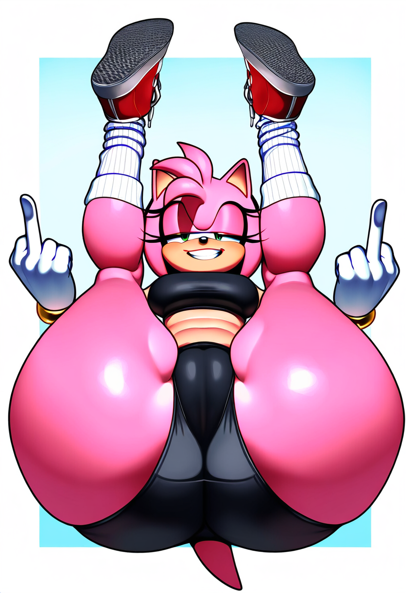 Amy Rose (Sega) Rule 34 Image