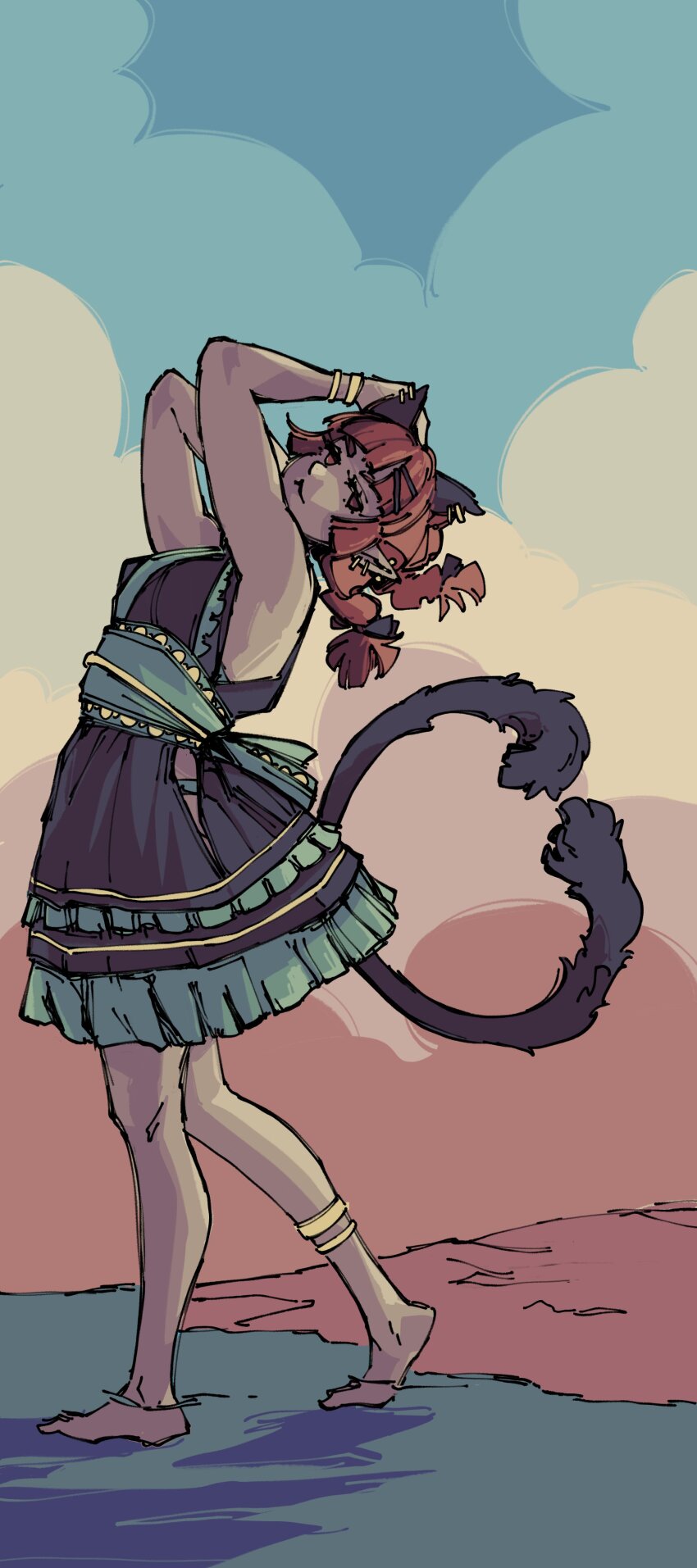 Kaenbyou Rin (Touhou) Rule 34 Image