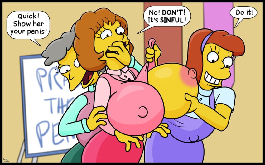Helen Lovejoy (The Simpsons) Rule 34 Image