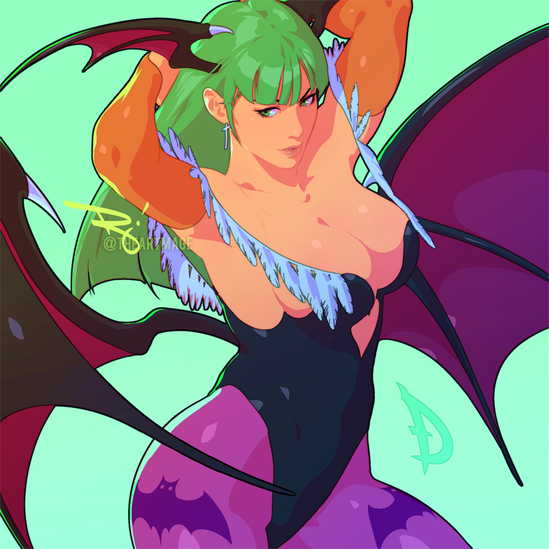Morrigan Aensland (Darkstalkers) Rule 34 Image