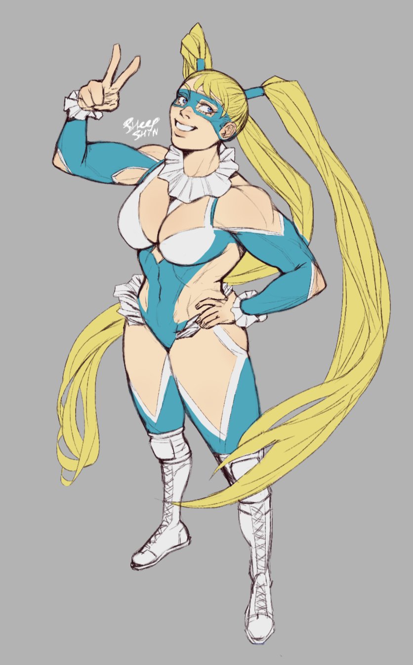 Rainbow Mika (Street Fighter) Rule 34 Image